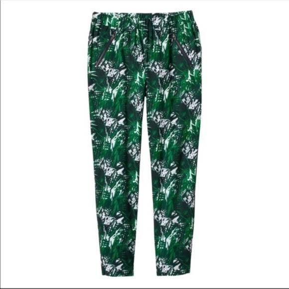ATHLETA Aspire Palm Print Rushed Ankle Travel Joggers Pants S4. - Picture 2 of 14